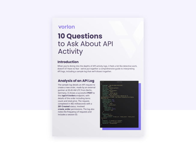 10 Questions to Ask About API Activity